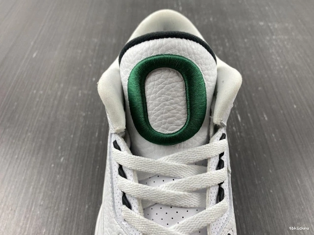 Cheap TBK Retro 3 White Crew Ducks Oregon Pit Jordan 594282233 0823